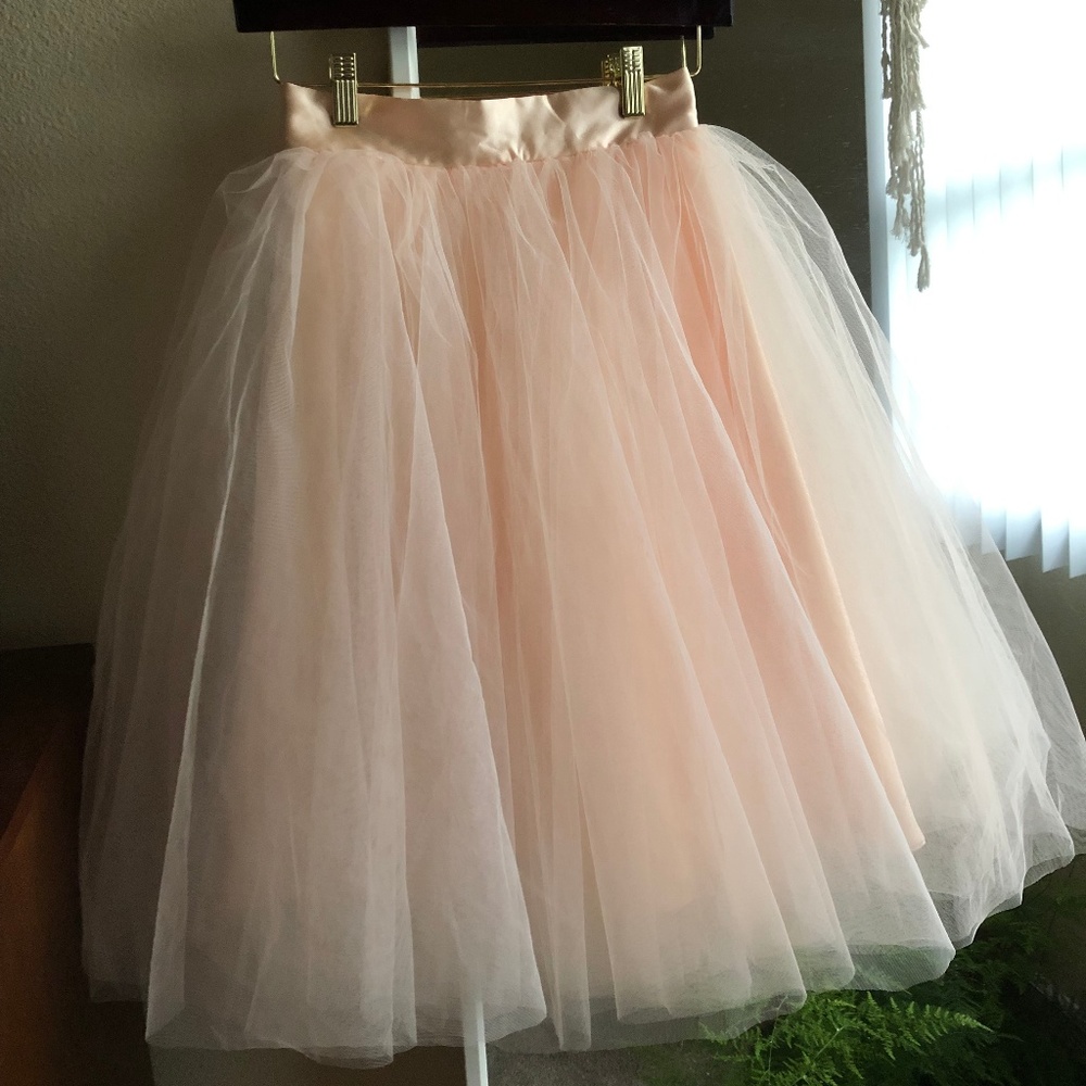 Blush Tulle Skirt from Space 46 Boutique